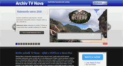 Desktop Screenshot of nova-tv-archiv.cz