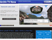 Tablet Screenshot of nova-tv-archiv.cz